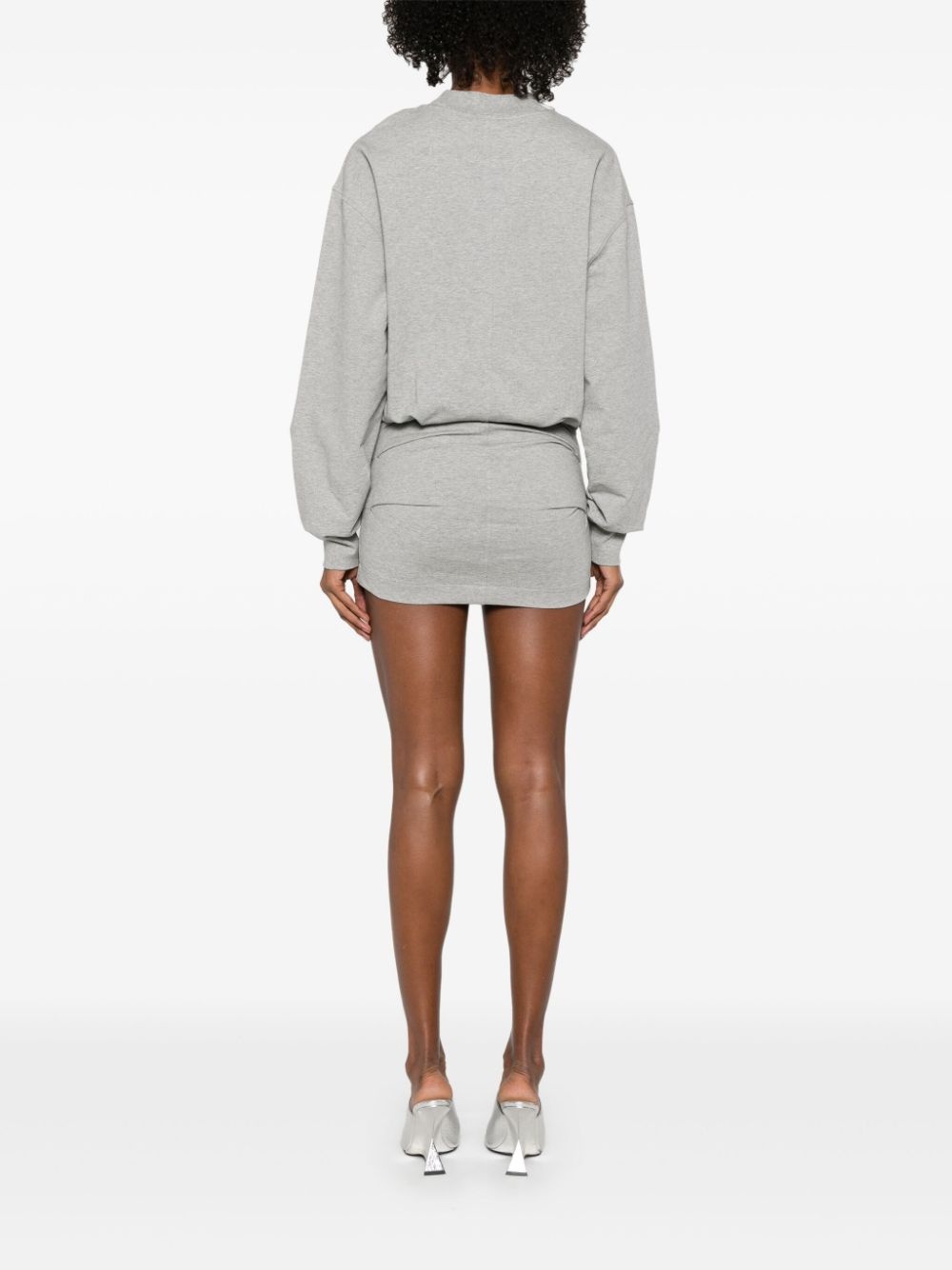 logo-appliqué mini dress - 4