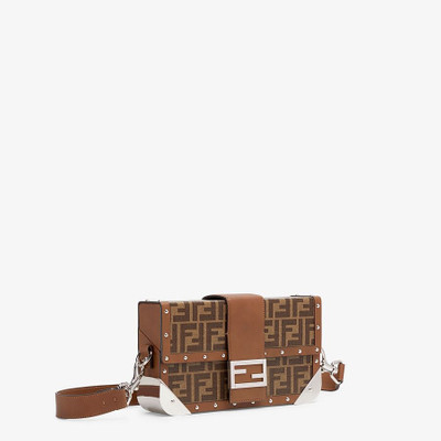 FENDI Brown fabric bag outlook