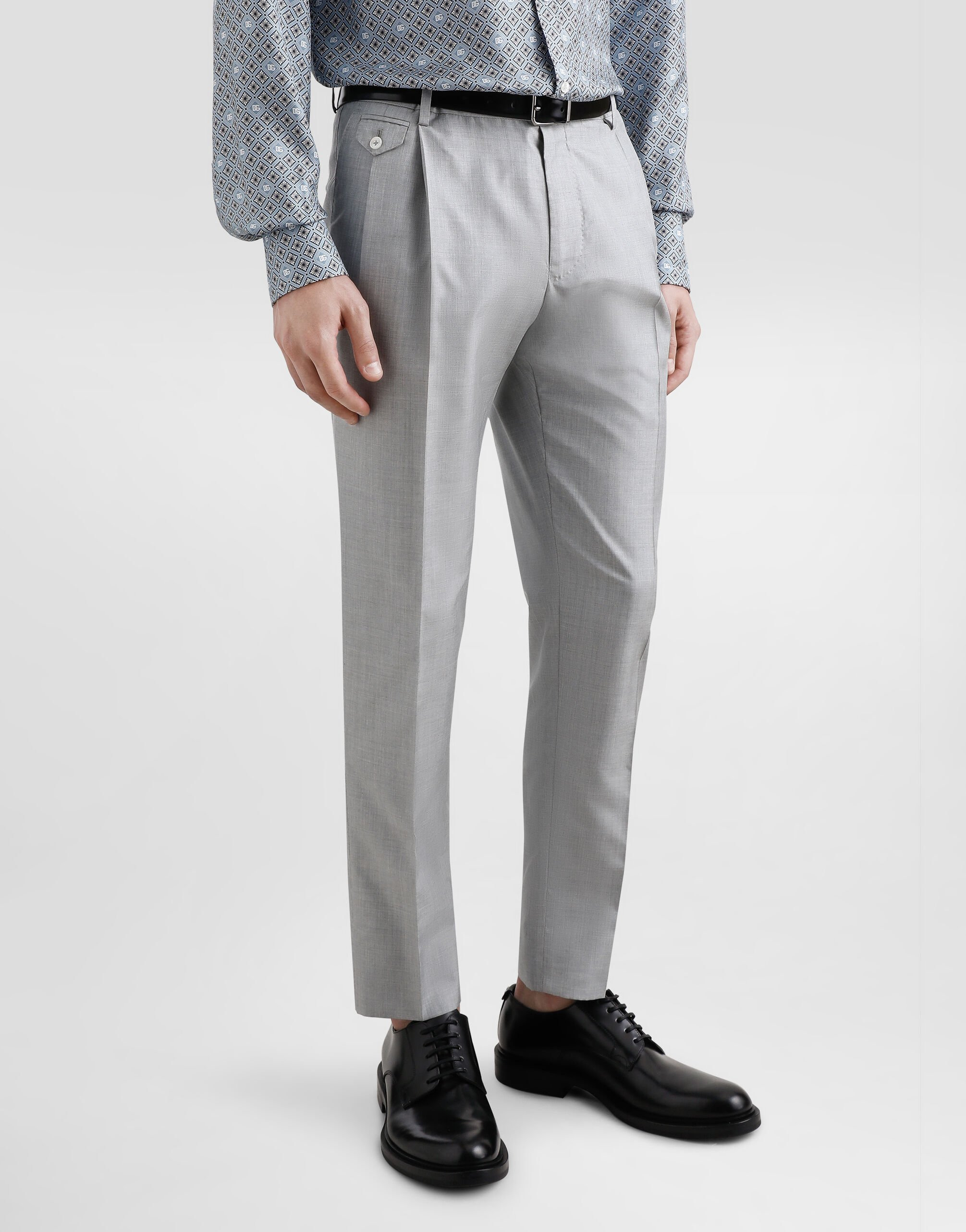 Deconstructed single-breasted silk suit - 5