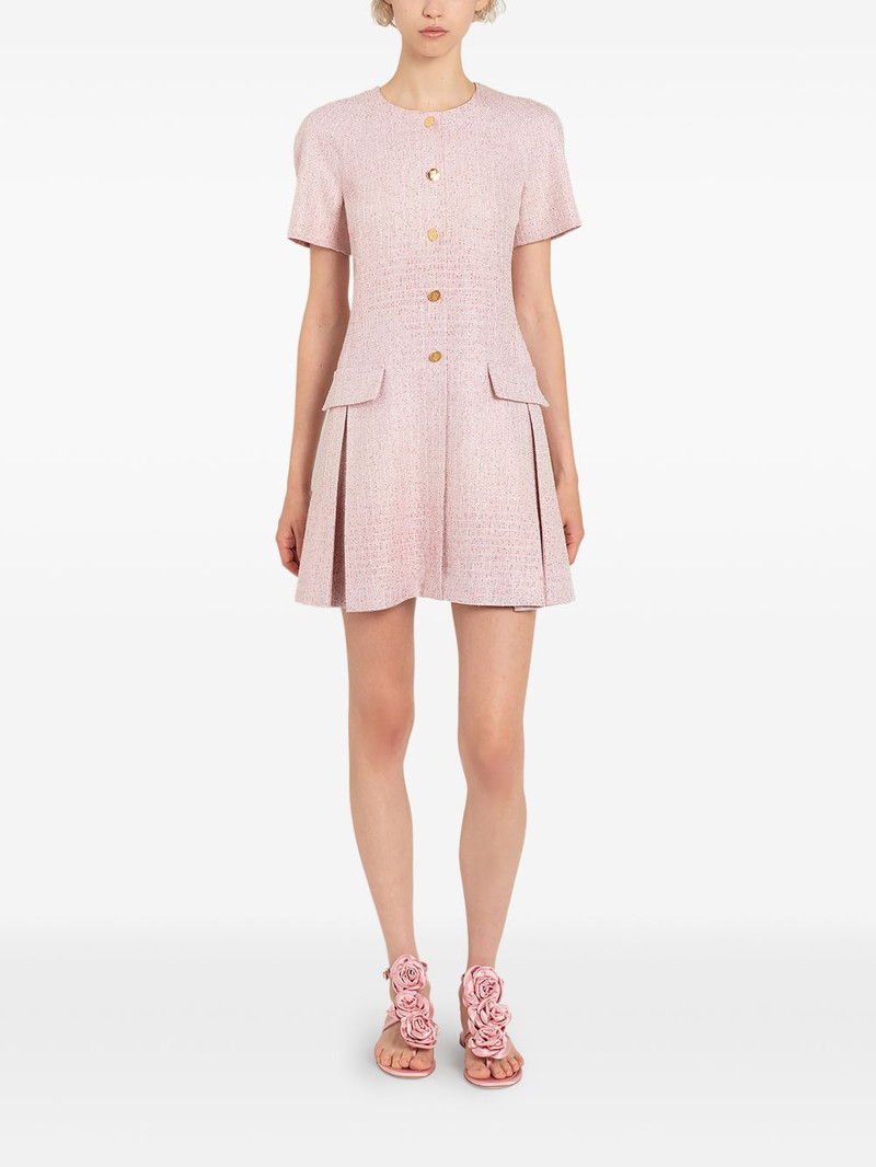 GIAMBATTISTA VALLI button pocket mini dress outlook