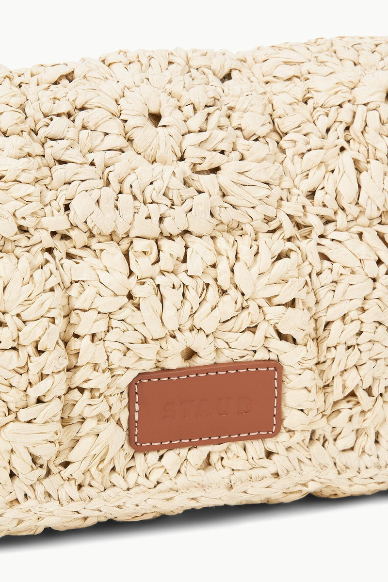 STAUD TIMMY CROCHET SHOULDER BAG NATURAL 5