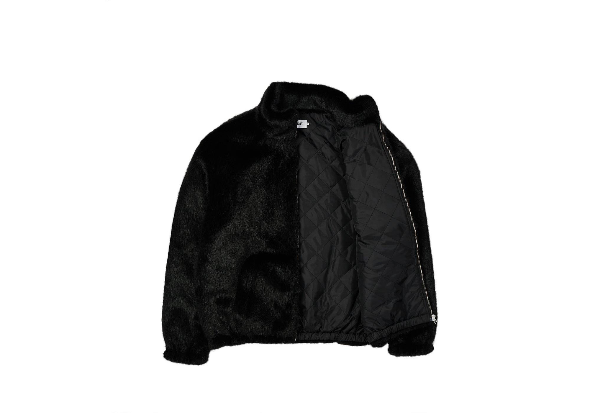 FAUX FUR JACKET BLACK - 2