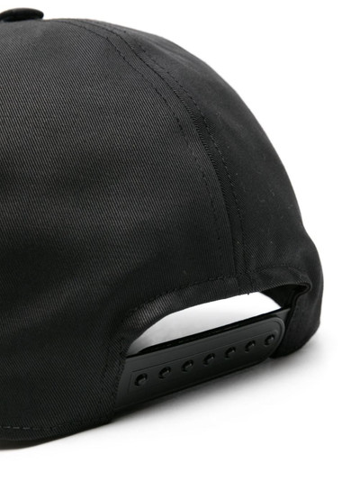 Rick Owens embroidered-slogan organic-cotton cap outlook