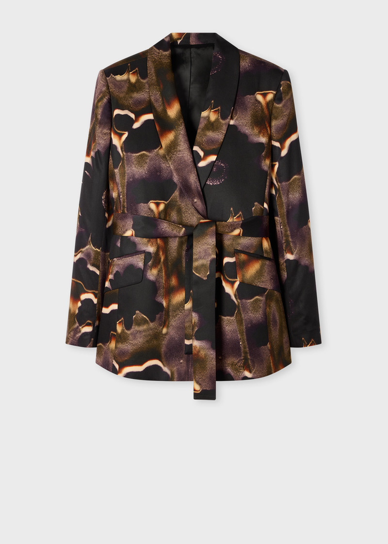 Women's 'Field Flowers' Belted Blazer 1