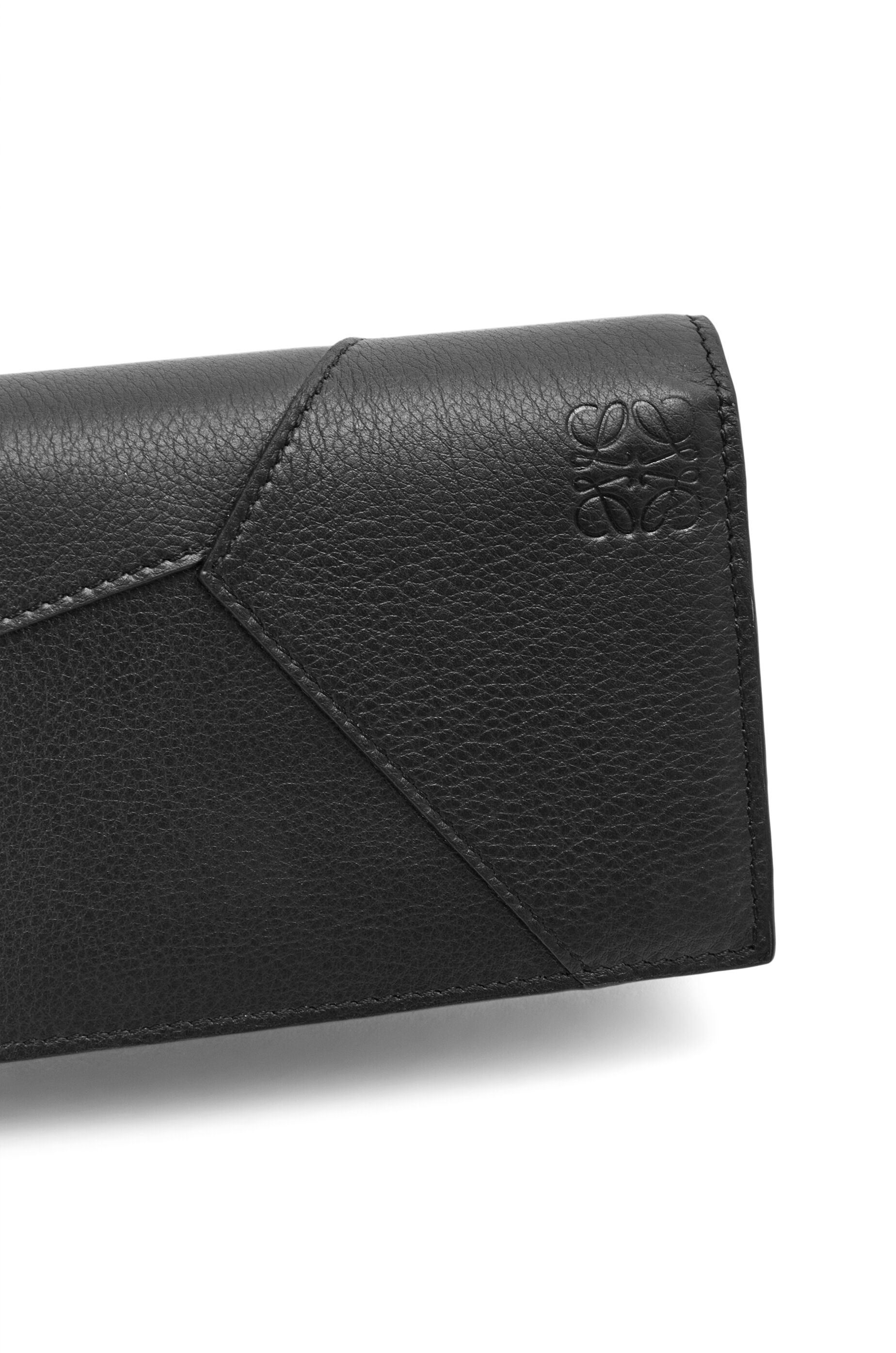 Puzzle Edge long horizontal wallet in classic calfskin - 5