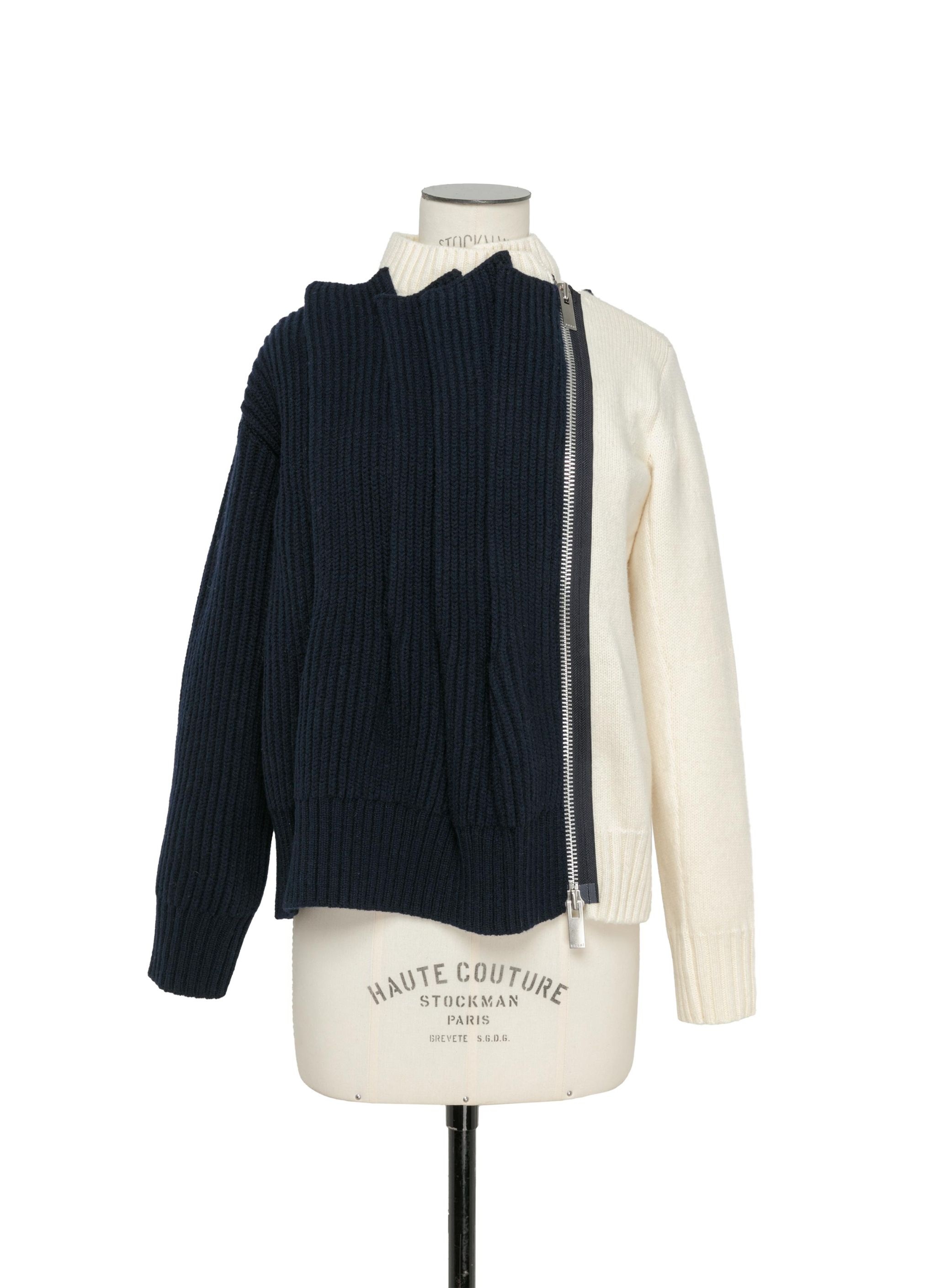 Wool Knit Blouson - 1