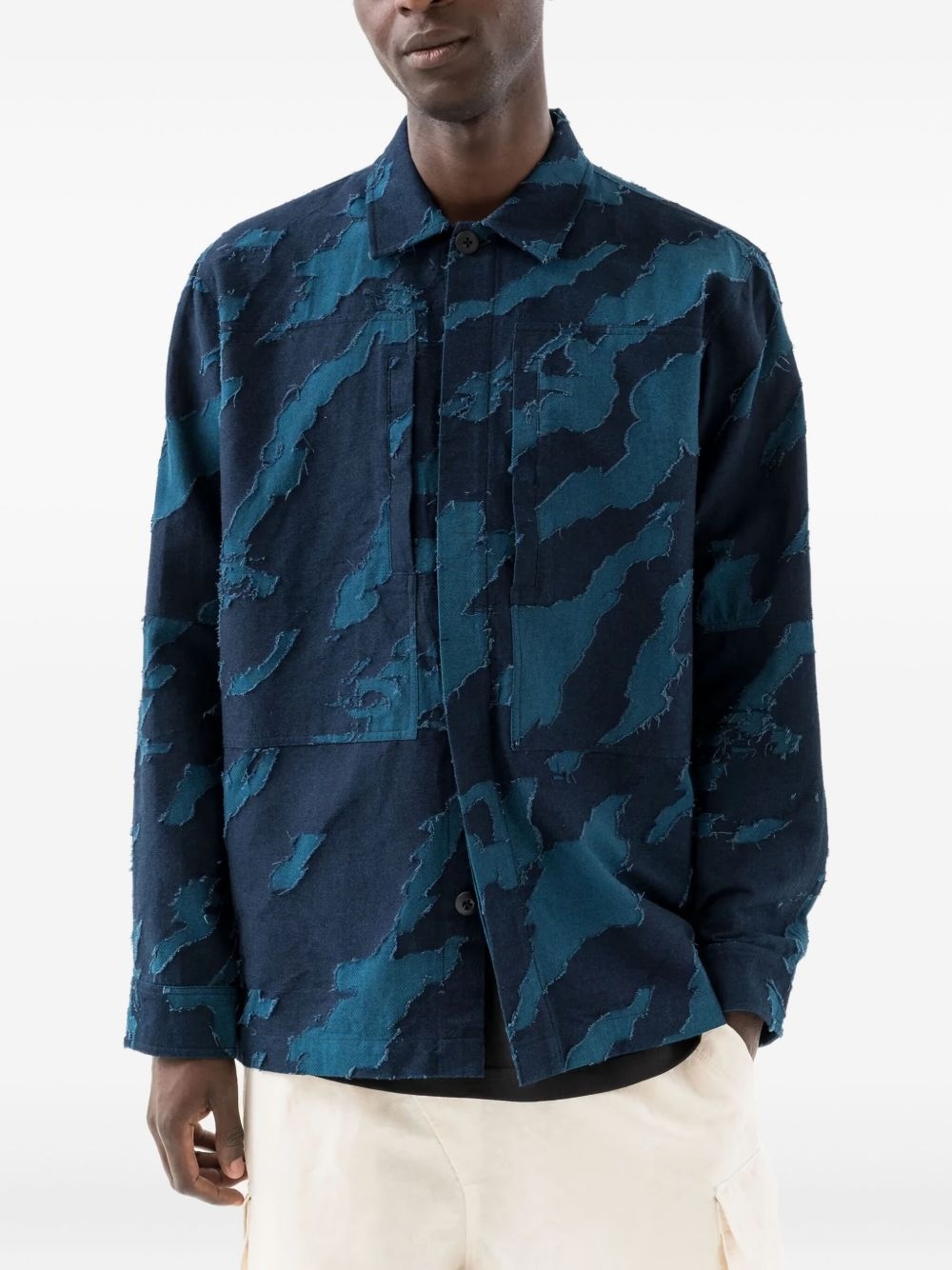 BONSAI CAMOUFLAGE-PRINT BUTTON-UP SHIRT - 3