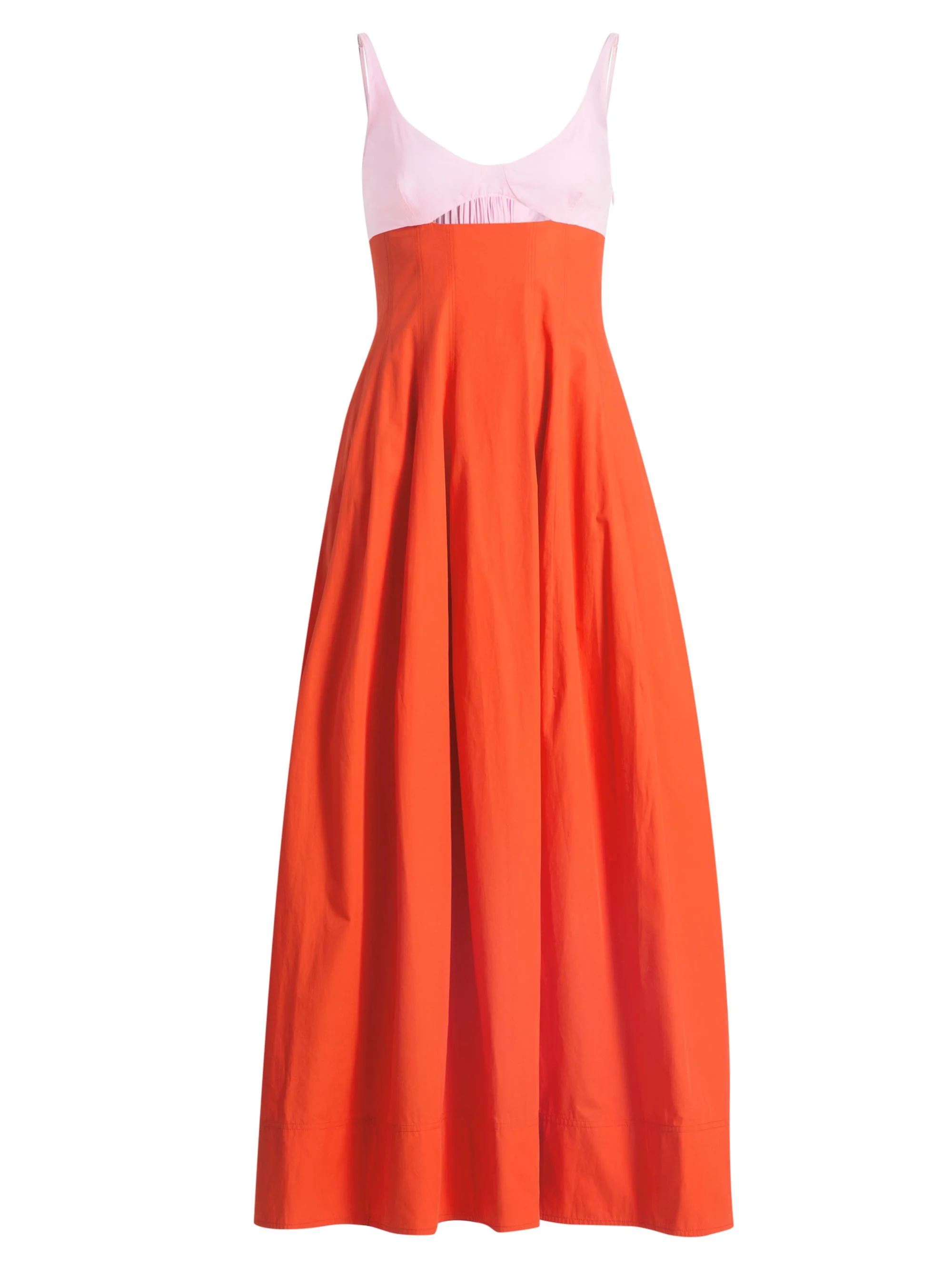 Women's Maddy Cotton-Blend A-Line Midi-Dress - Lobster Multi - 1