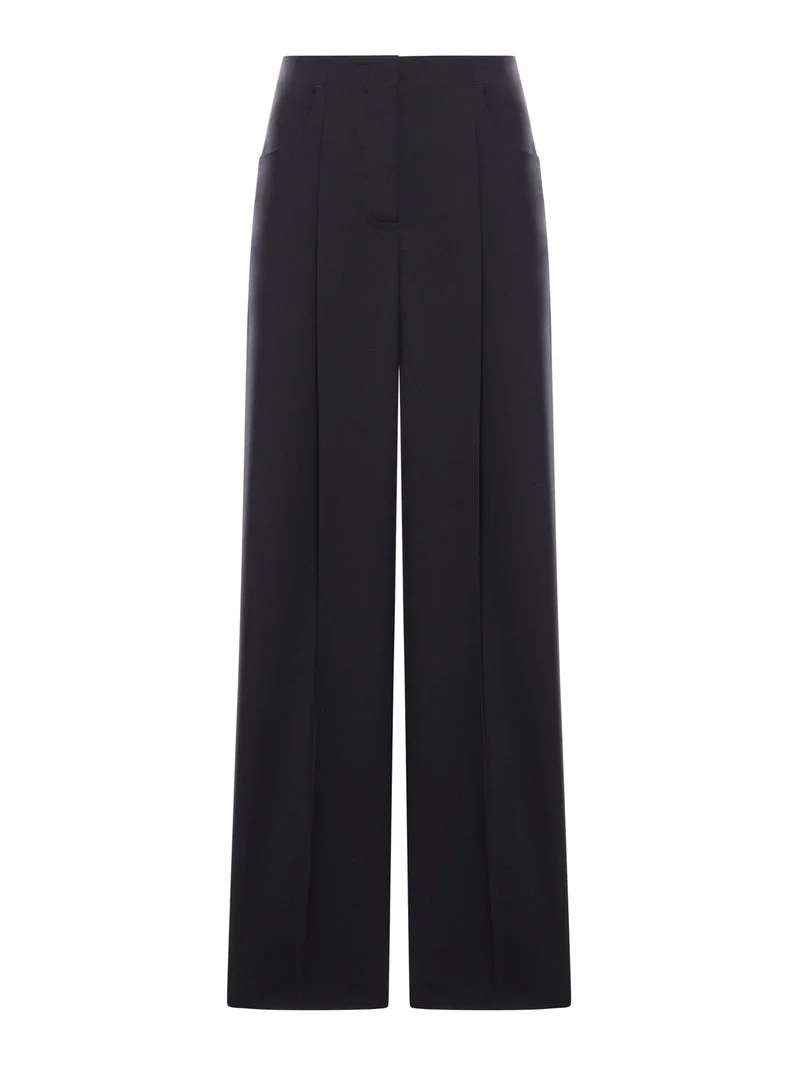 Fendi Women Tailored Wool And Mohair Trousers - 1