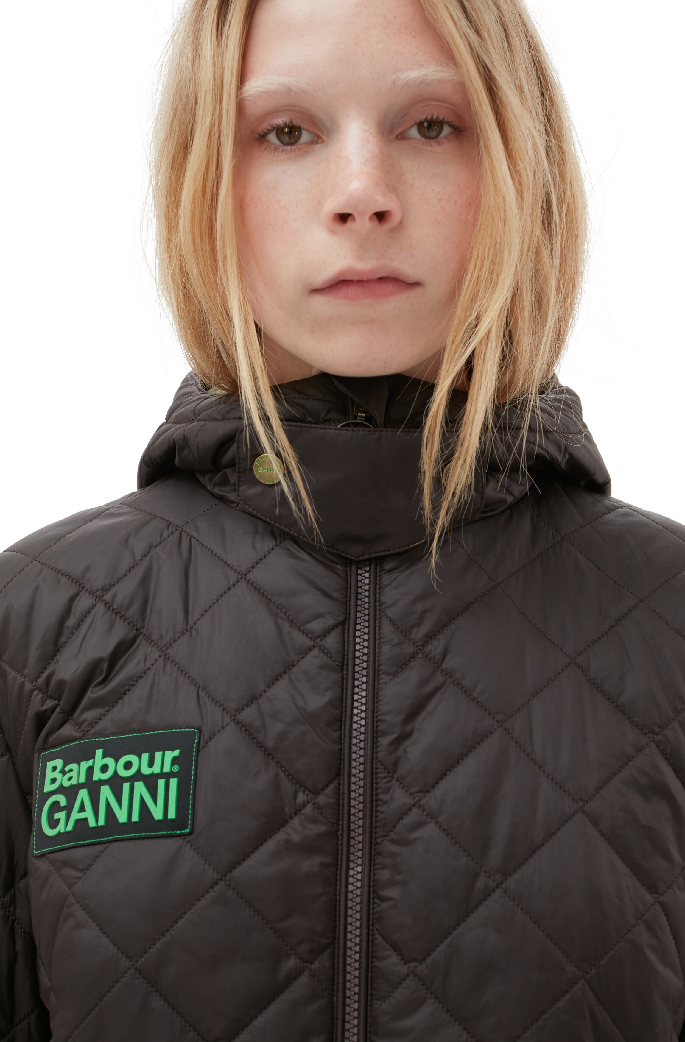GANNI X BARBOUR REVERSIBLE LIDDESDALE JACKET - 5