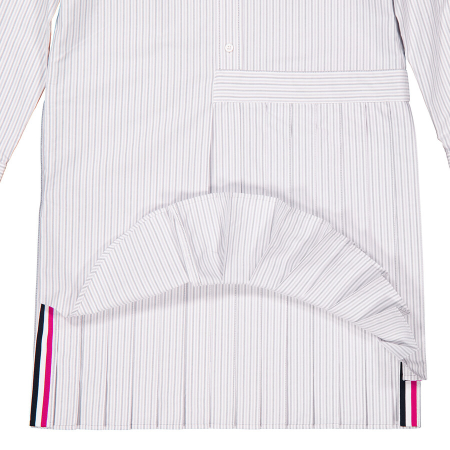 Thom Browne Oxford Stripe Oversized Shirtdress - 7