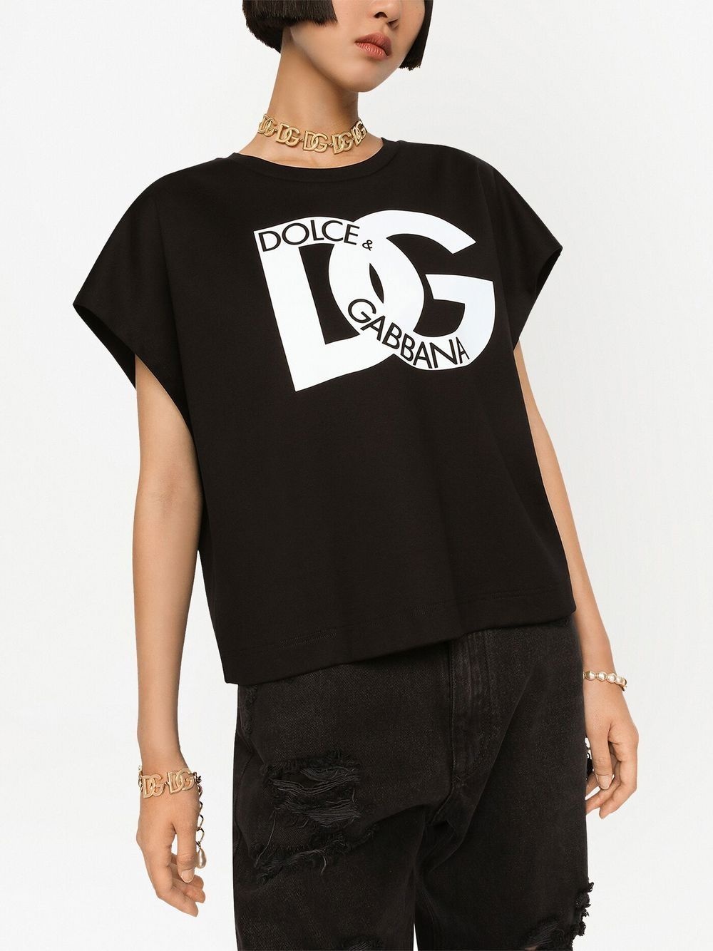 logo-print short-sleeve T-shirt - 5