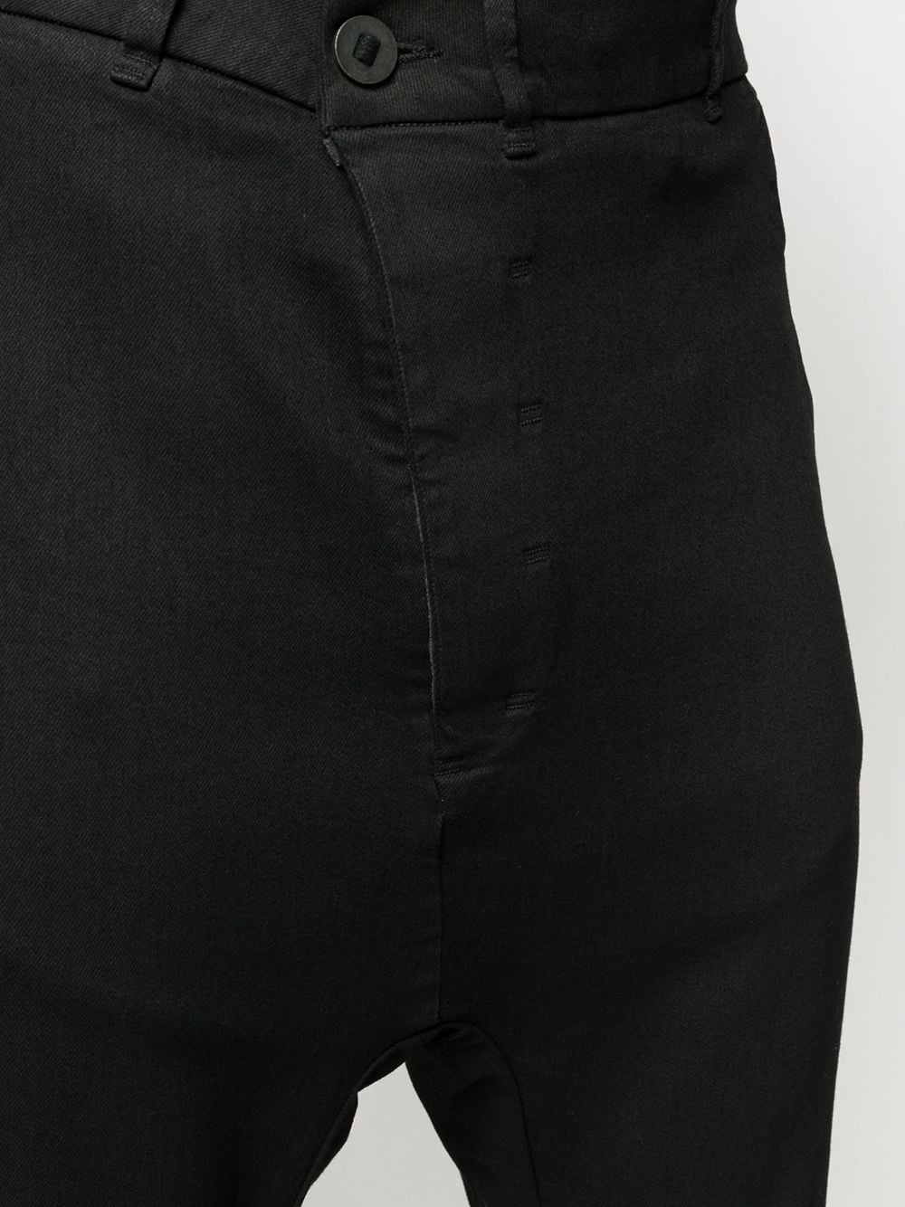 drop-crotch straight trousers - 5