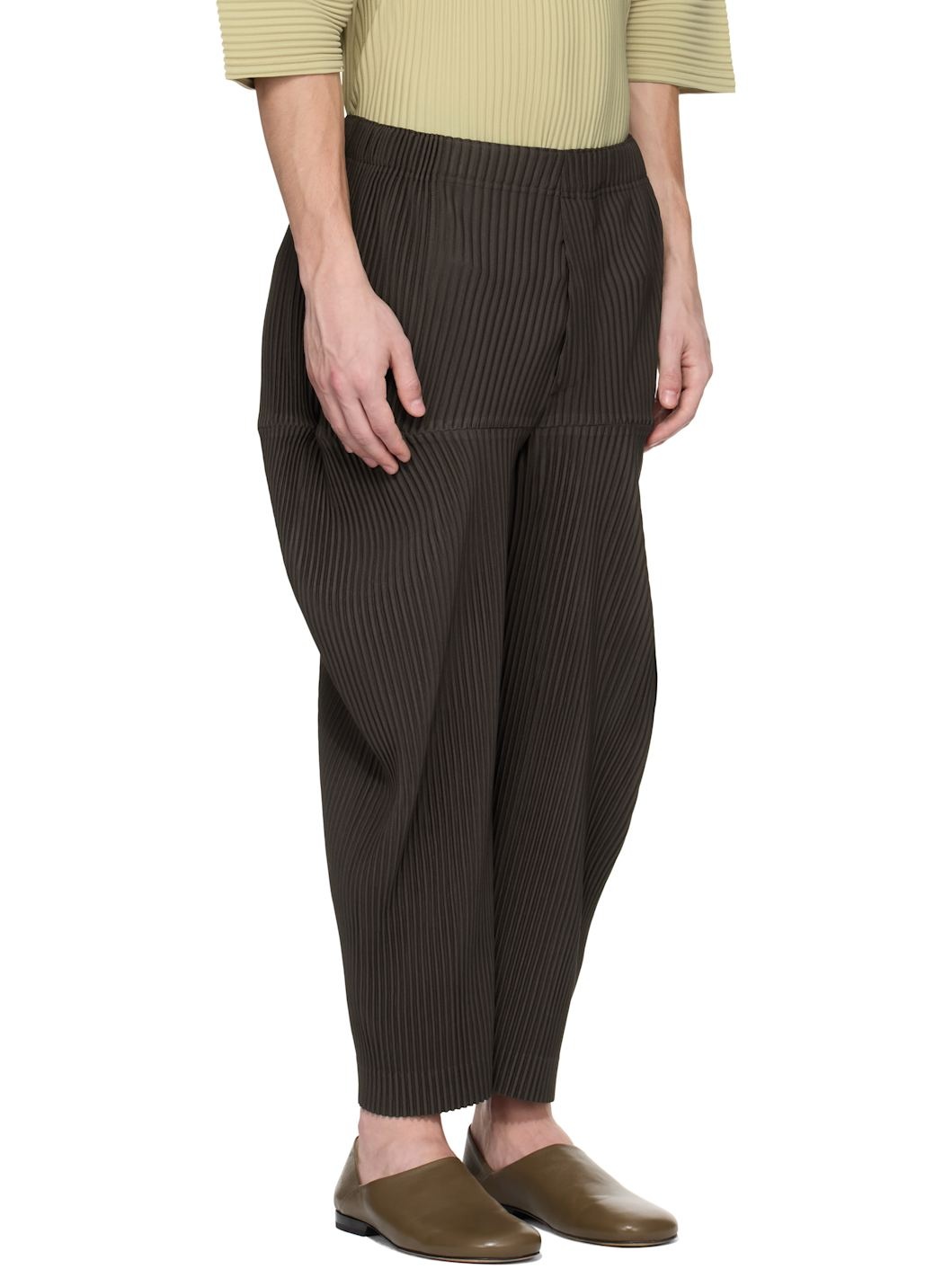 Brown Kinetic Sculpture Trousers - 2