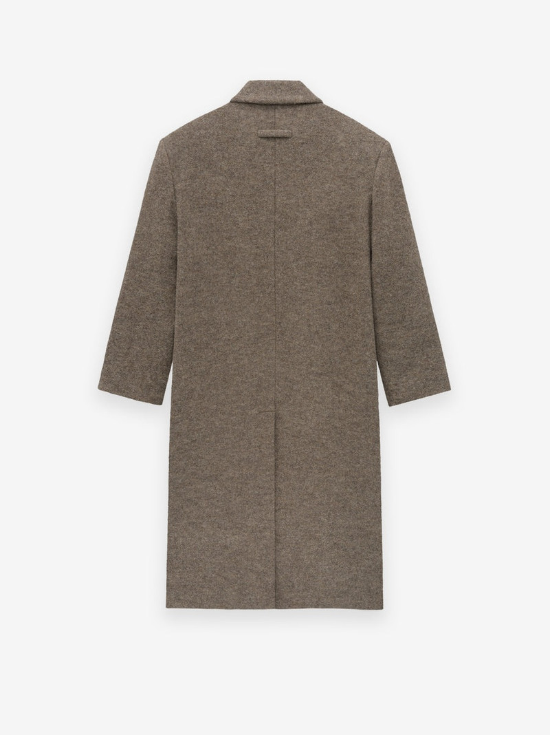 Boiled Wool Relaxed Overcoat 4