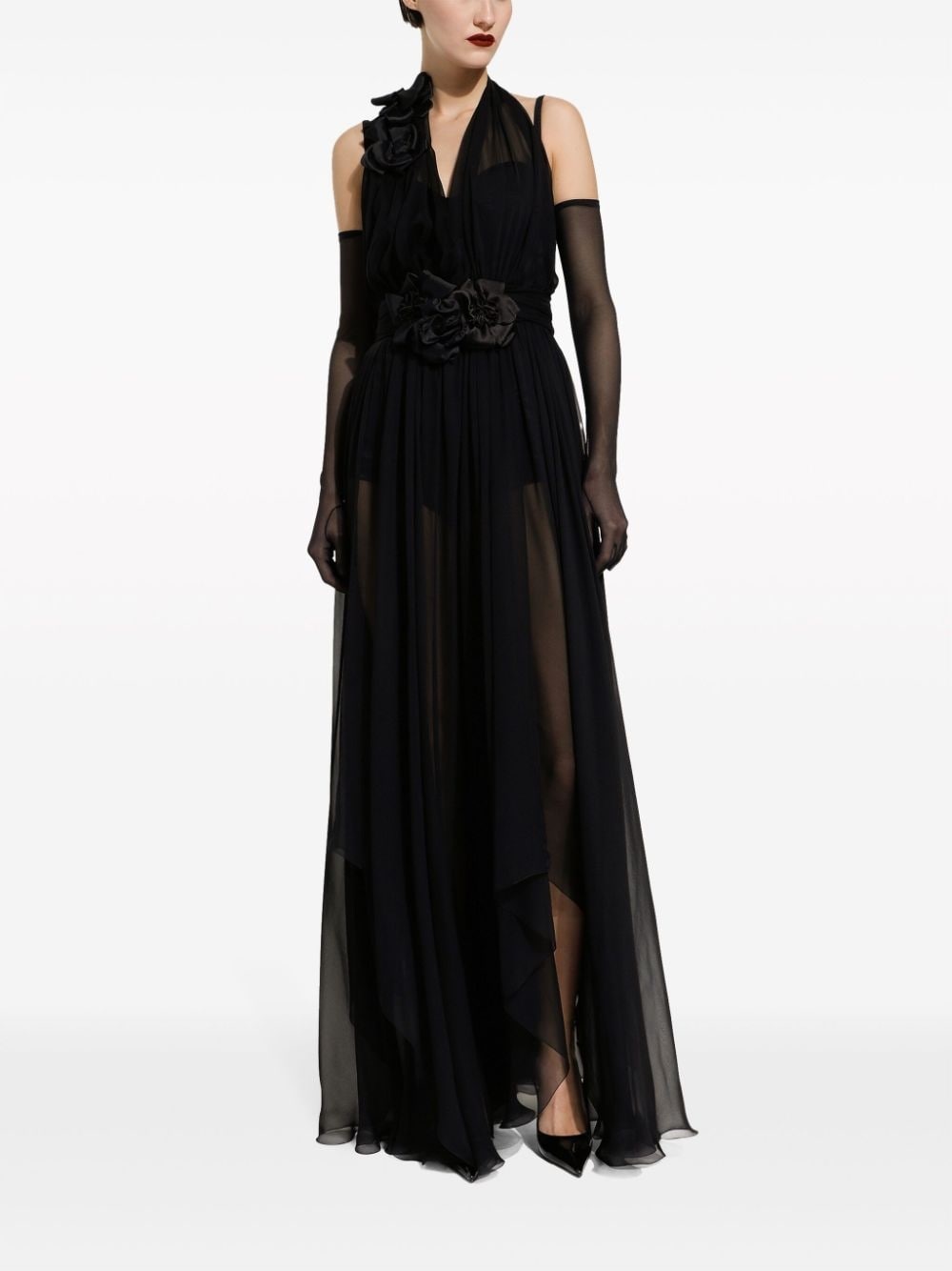 Dolce & Gabbana Silk Long Dress - 3