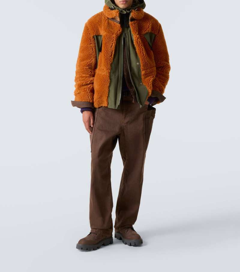 sacai Belted cargo jeans outlook