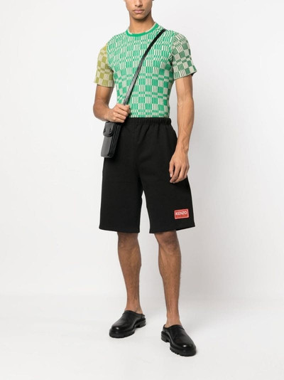KENZO logo-patch detail shorts outlook
