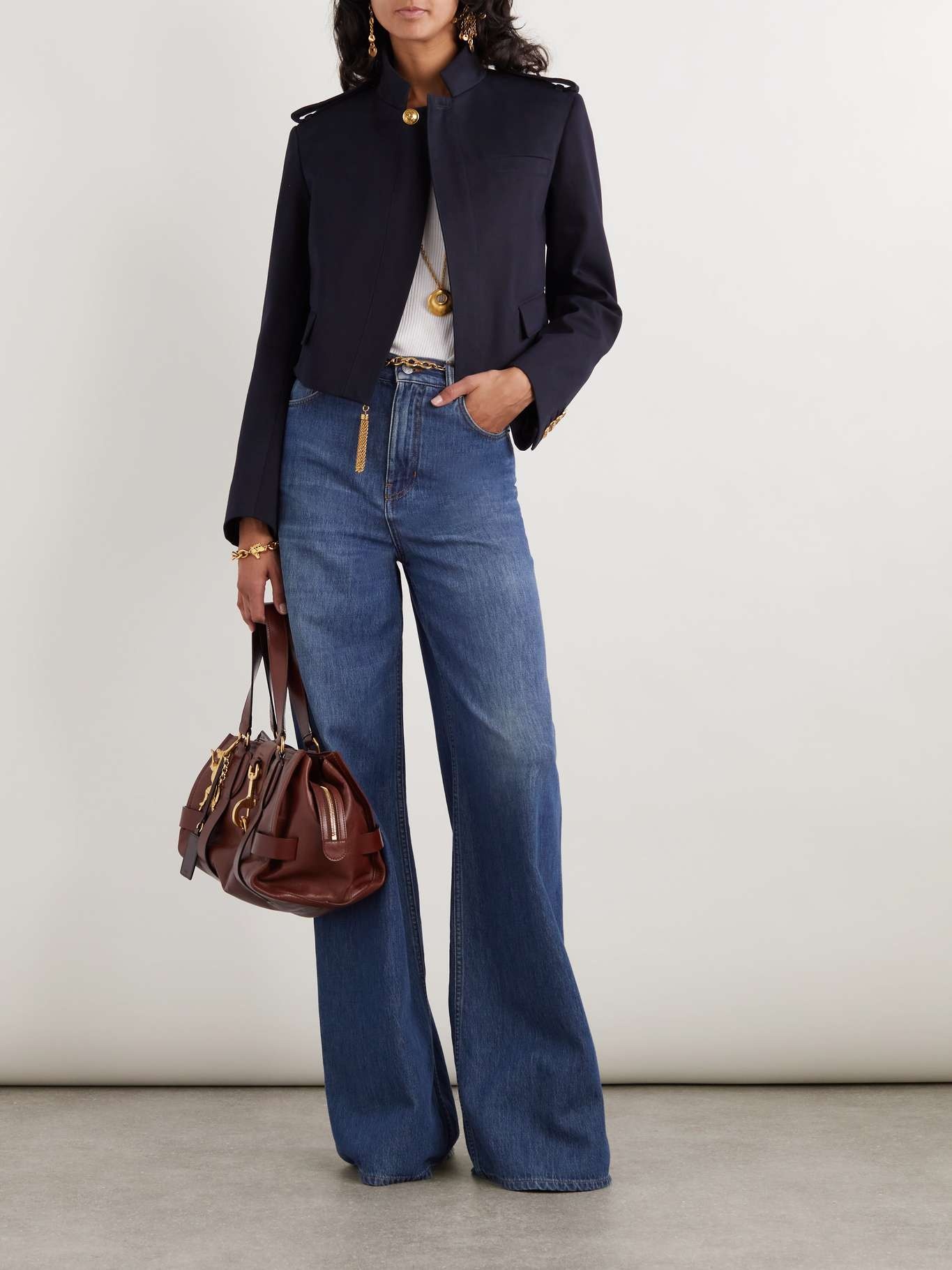 Cotton-twill jacket Navy - 2