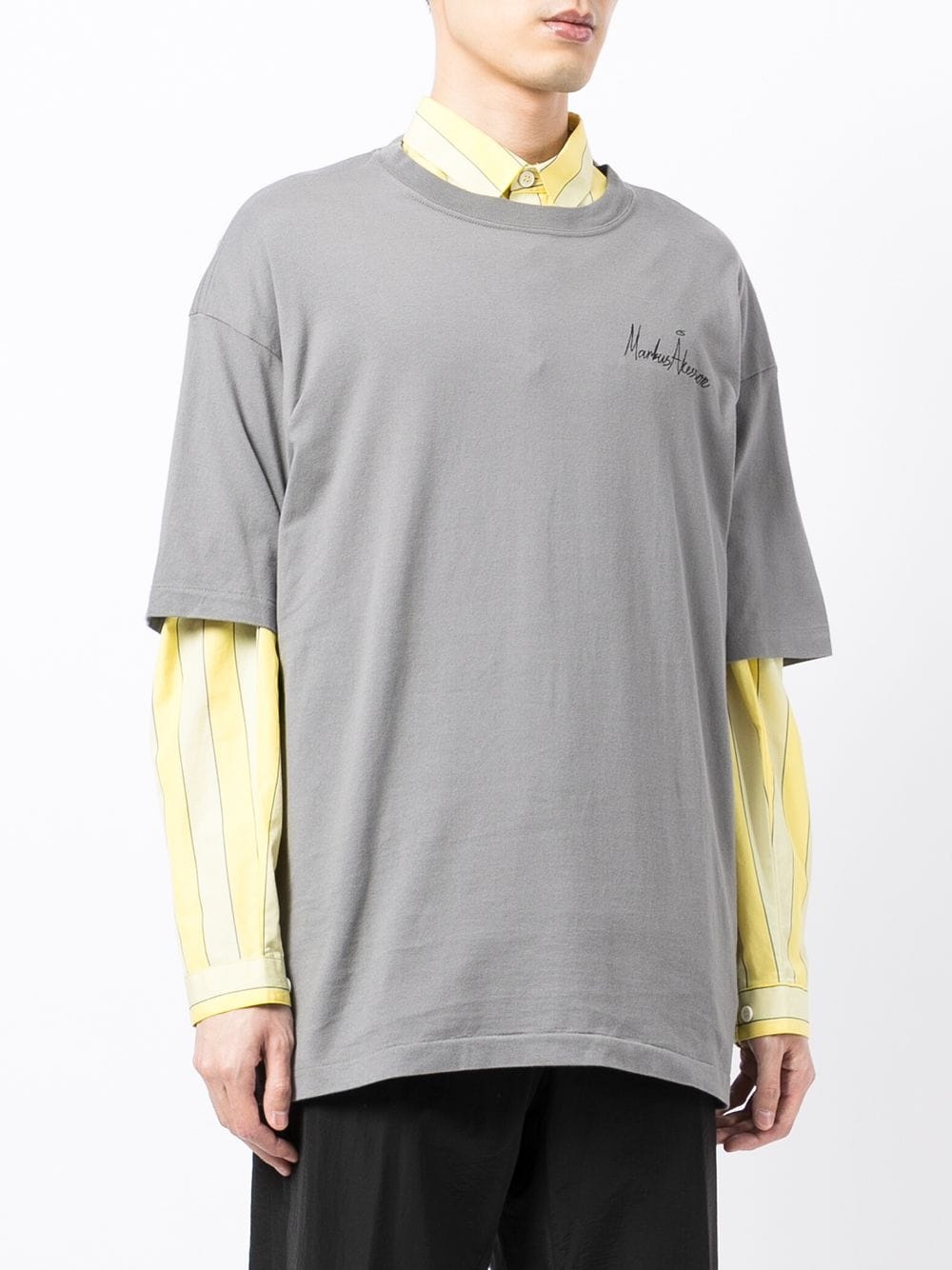 embroidered Markus Akesson T-shirt - 3