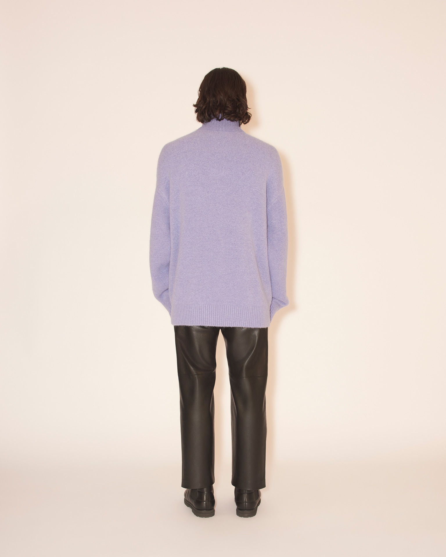 DUSCO - Funnel neck jumper - Lilac - 5