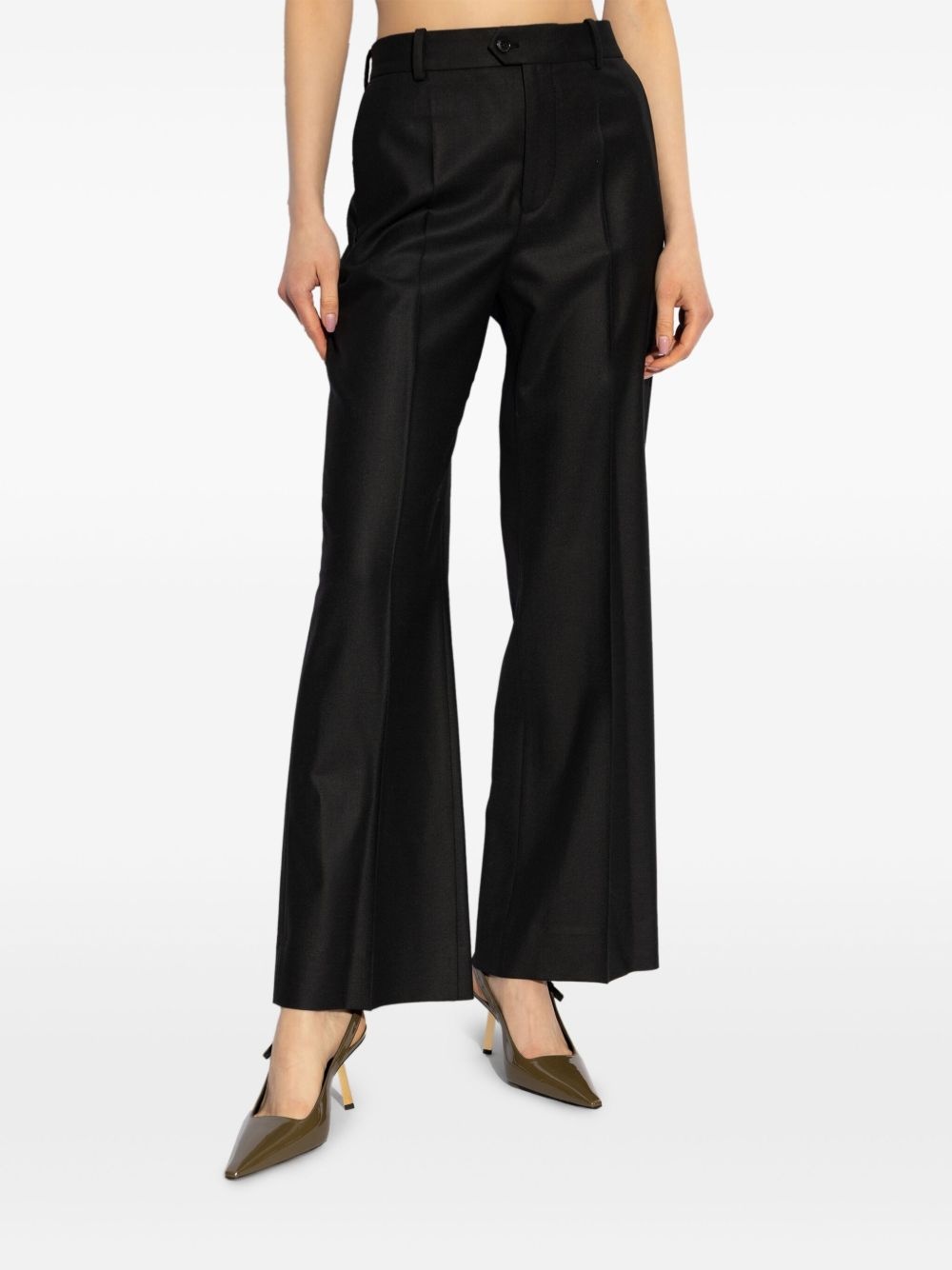 tailored flared trousers - 3