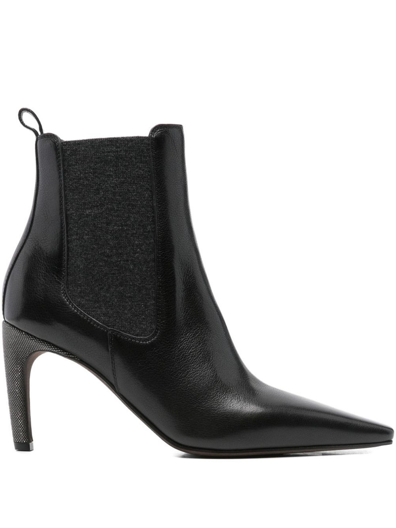 80mm pointed-toe chelsea boots 1