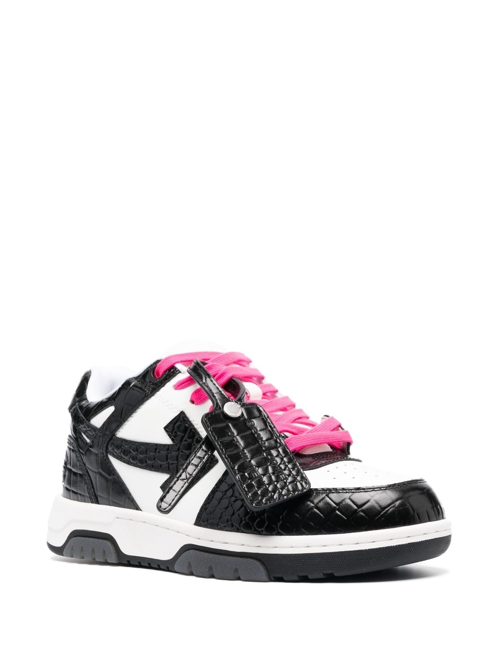 Out Of Office croc-effect sneakers - 2