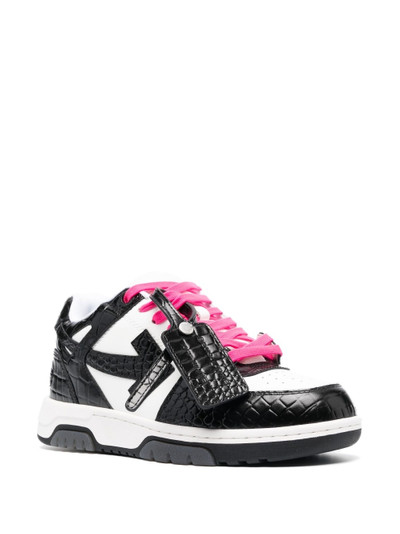 Off-White Out Of Office croc-effect sneakers outlook