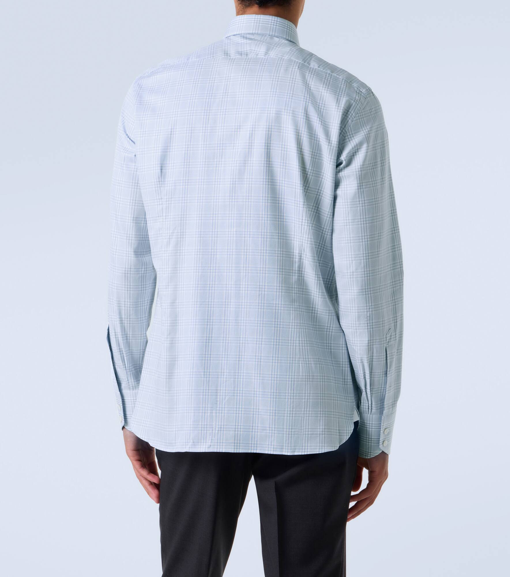 Checked cotton shirt - 4