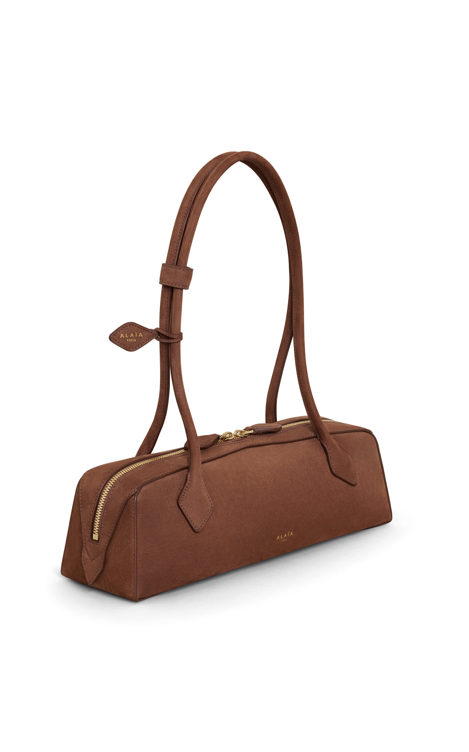 Le Teckel Medium Nubuck Bag brown - 3
