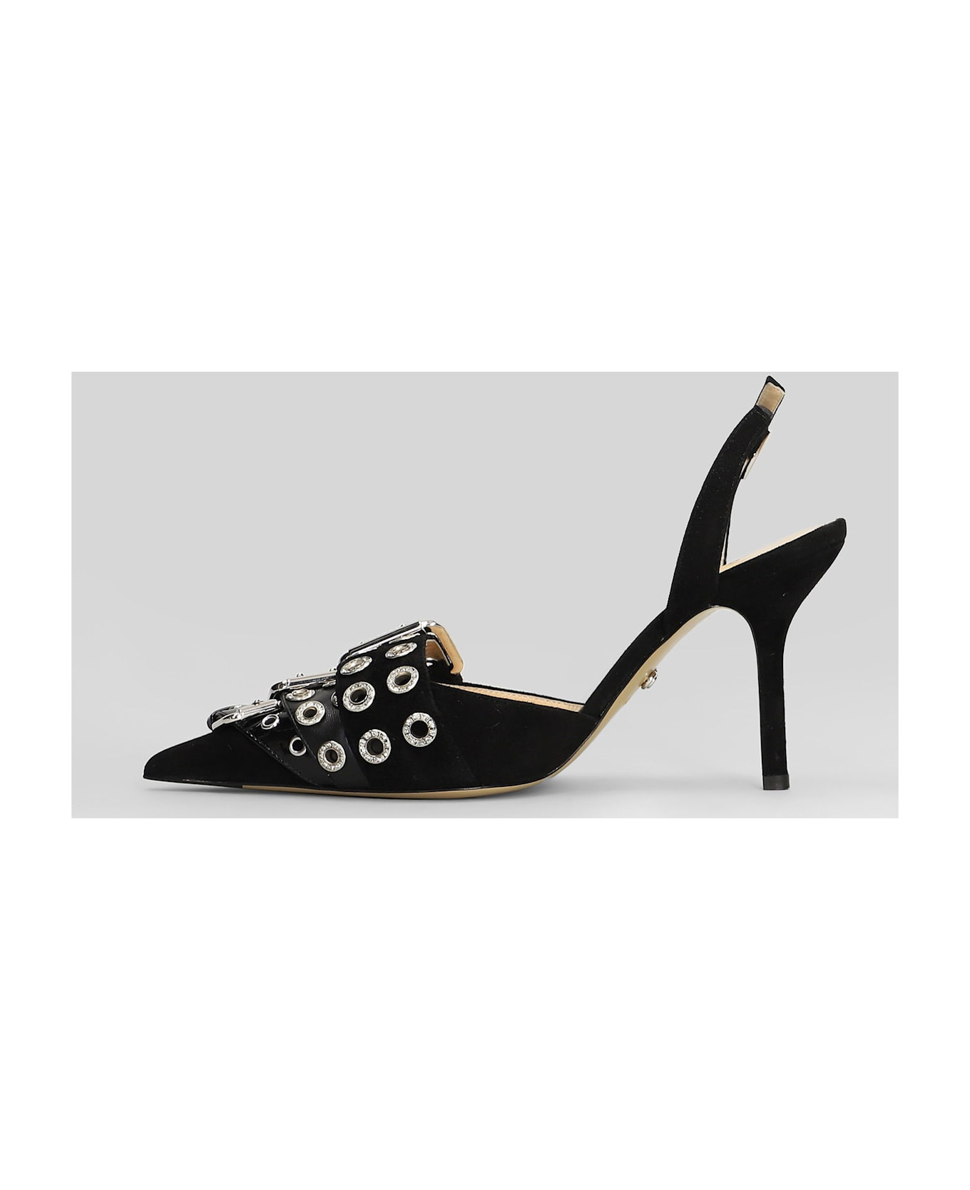 Pumps In Black Leather - 3