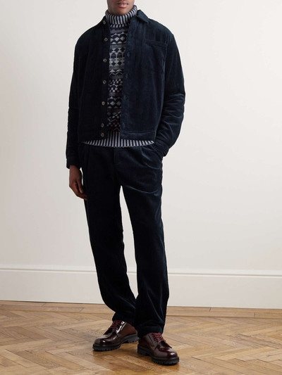 Oliver Spencer Morton Straight-Leg Cotton-Corduroy Trousers outlook
