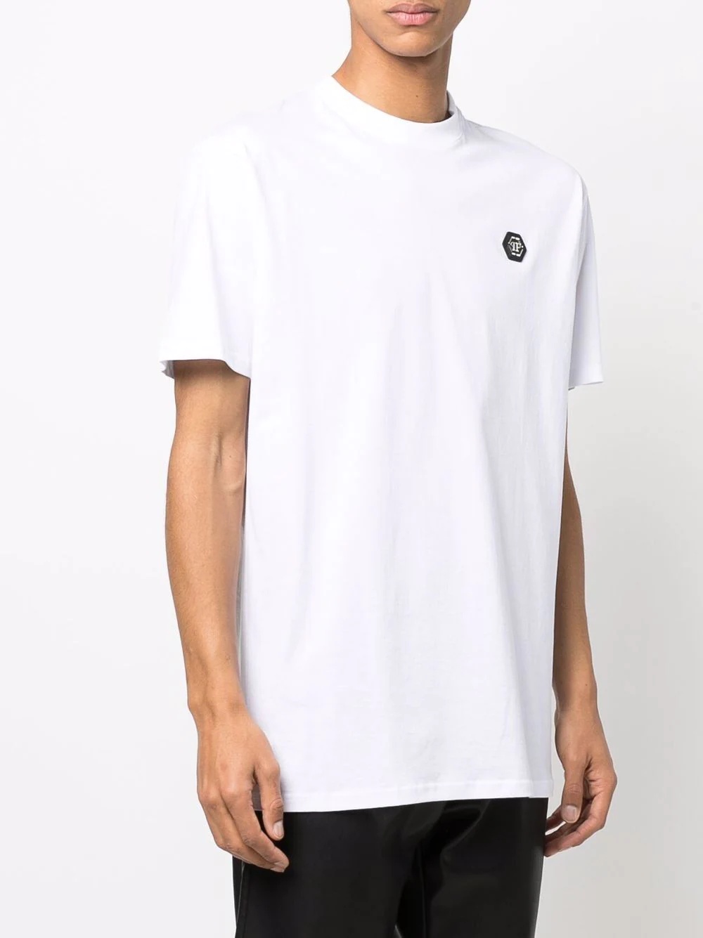 embroidered-logo cotton T-shirt - 4