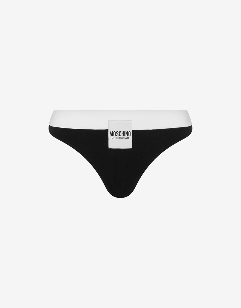 COMFORT JERSEY BRIEFS LOGO LABEL 1