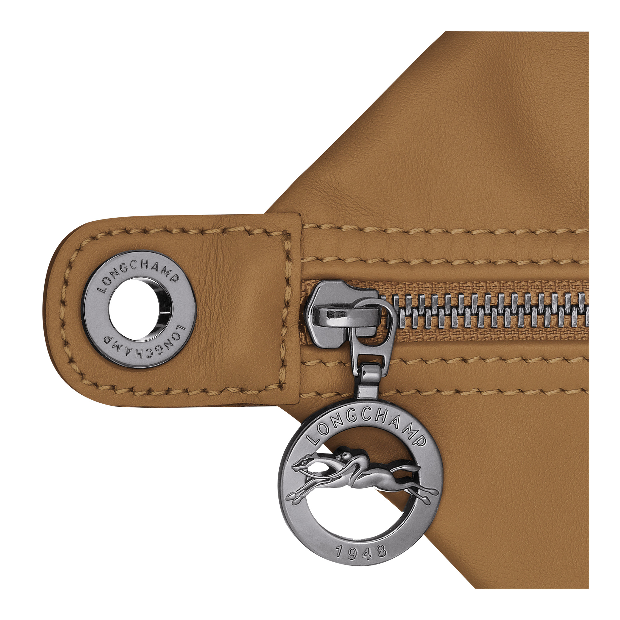 Le Pliage Xtra M Hobo bag Tobacco - Leather - 6