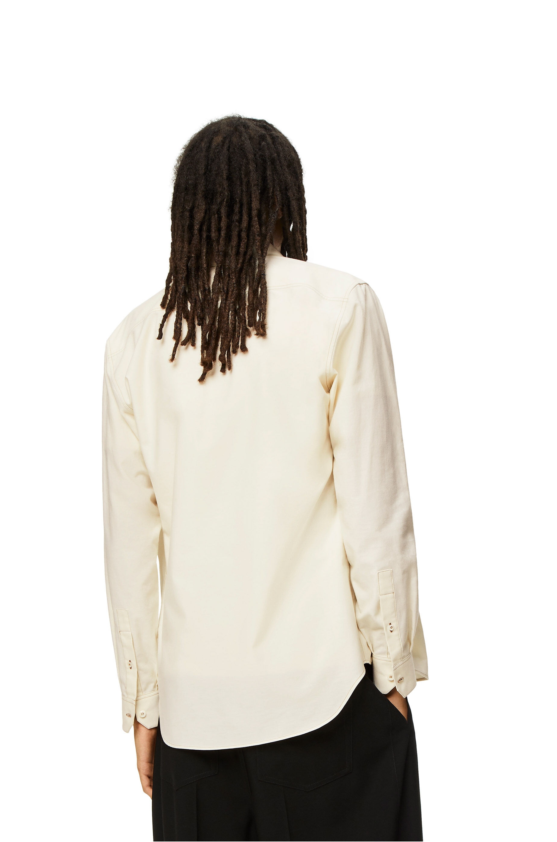 Anagram pocket shirt in cotton - 4
