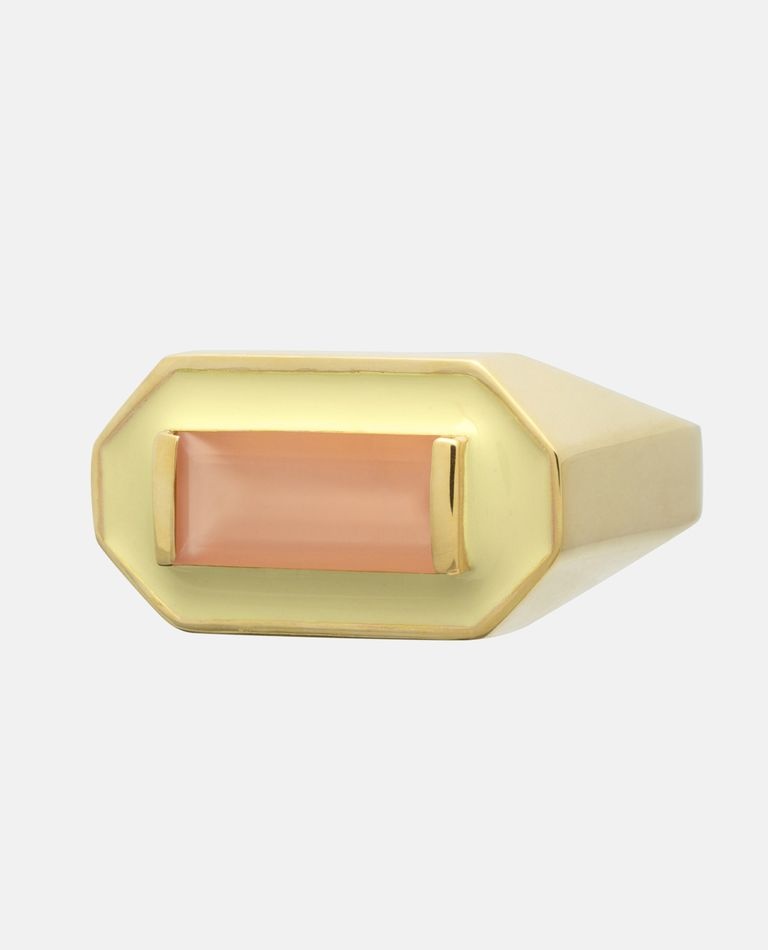 ALIITA リング BI MAXI BAGUETTE RING DECO MAXI BAGUETTE GREEN AMETHYST RING – ALIITA-US