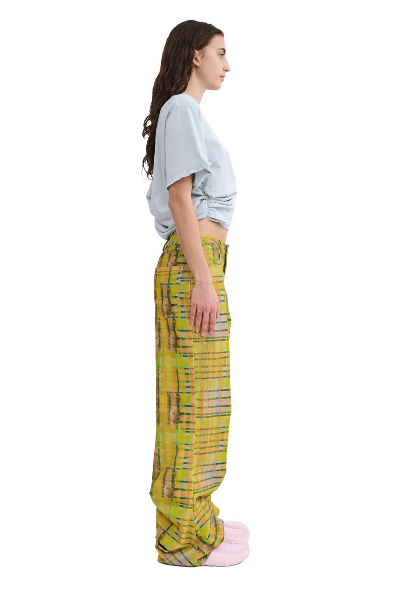 LIME PLAID DANTE JEAN 3