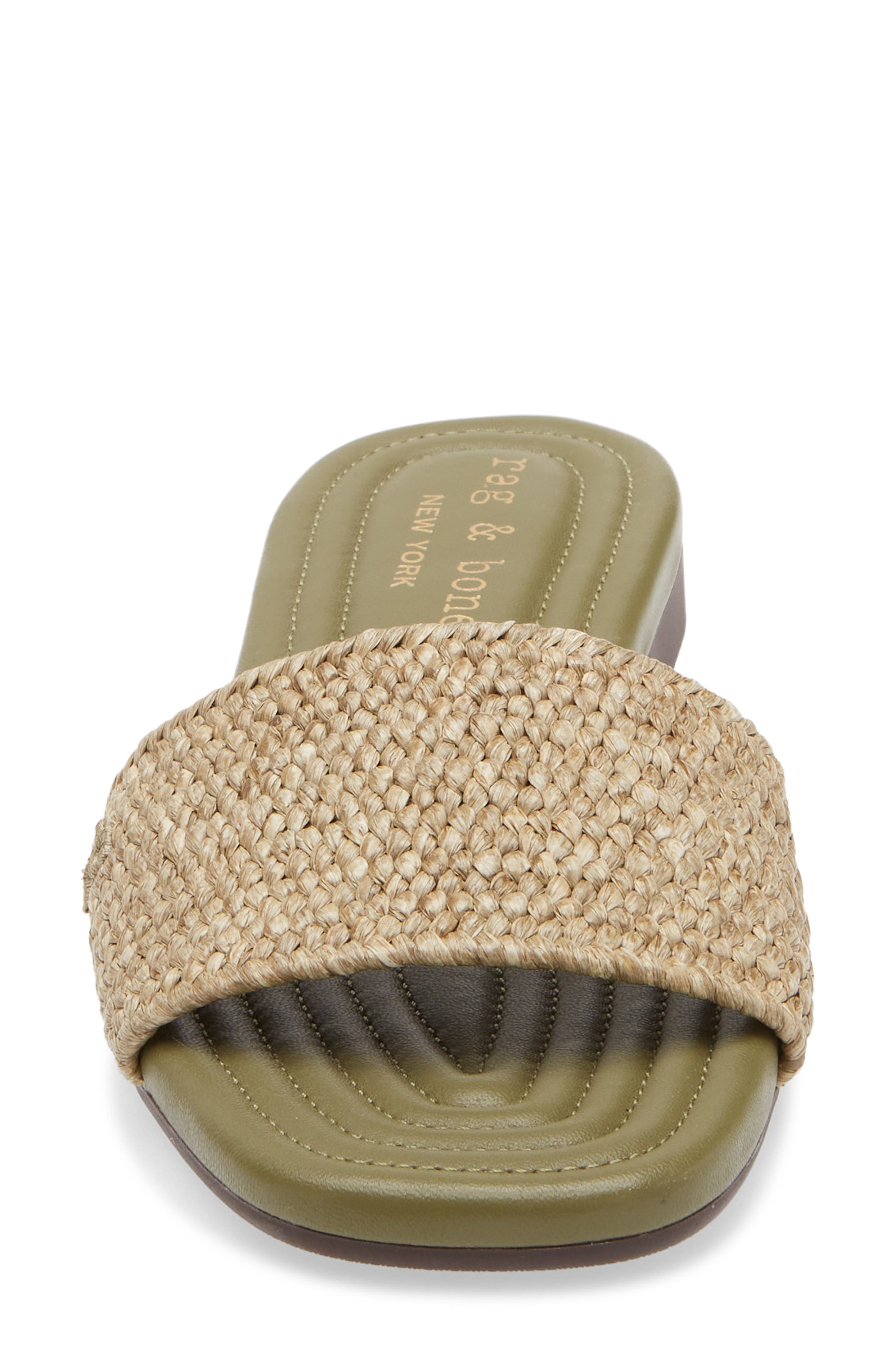 rag & bone Ellie Slide Sandal in Loden at Nordstrom - 4