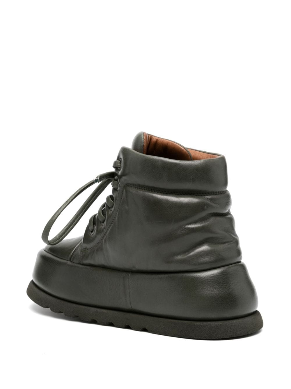 40mm platform leather boots - 3