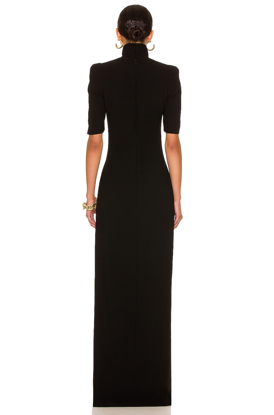 MÔNOT High Slit T-Neck Gown | REVERSIBLE
