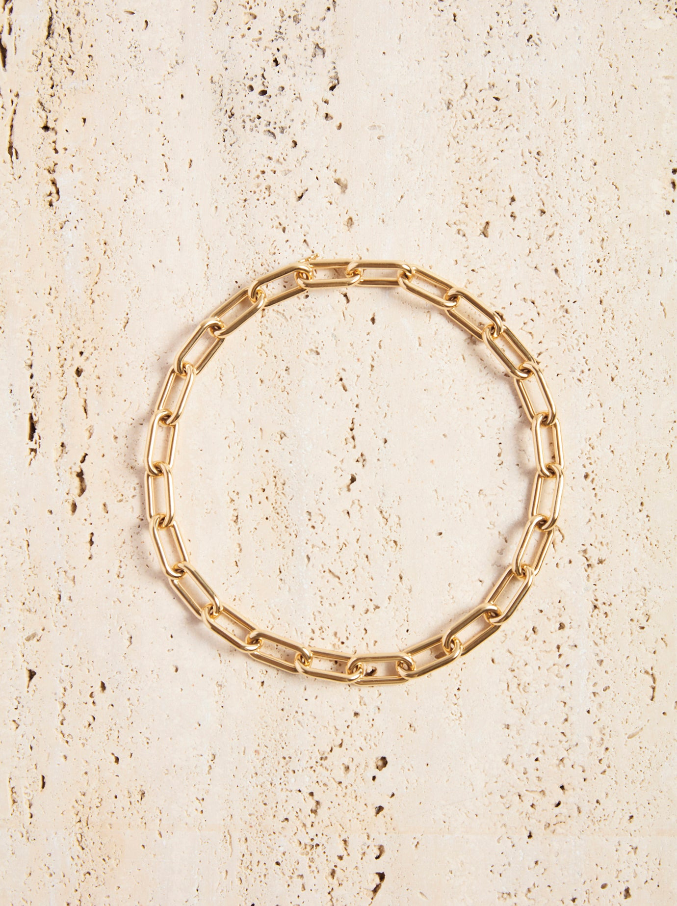 Small Chain Necklace in 18K Yellow Gold with Small Chains - 4