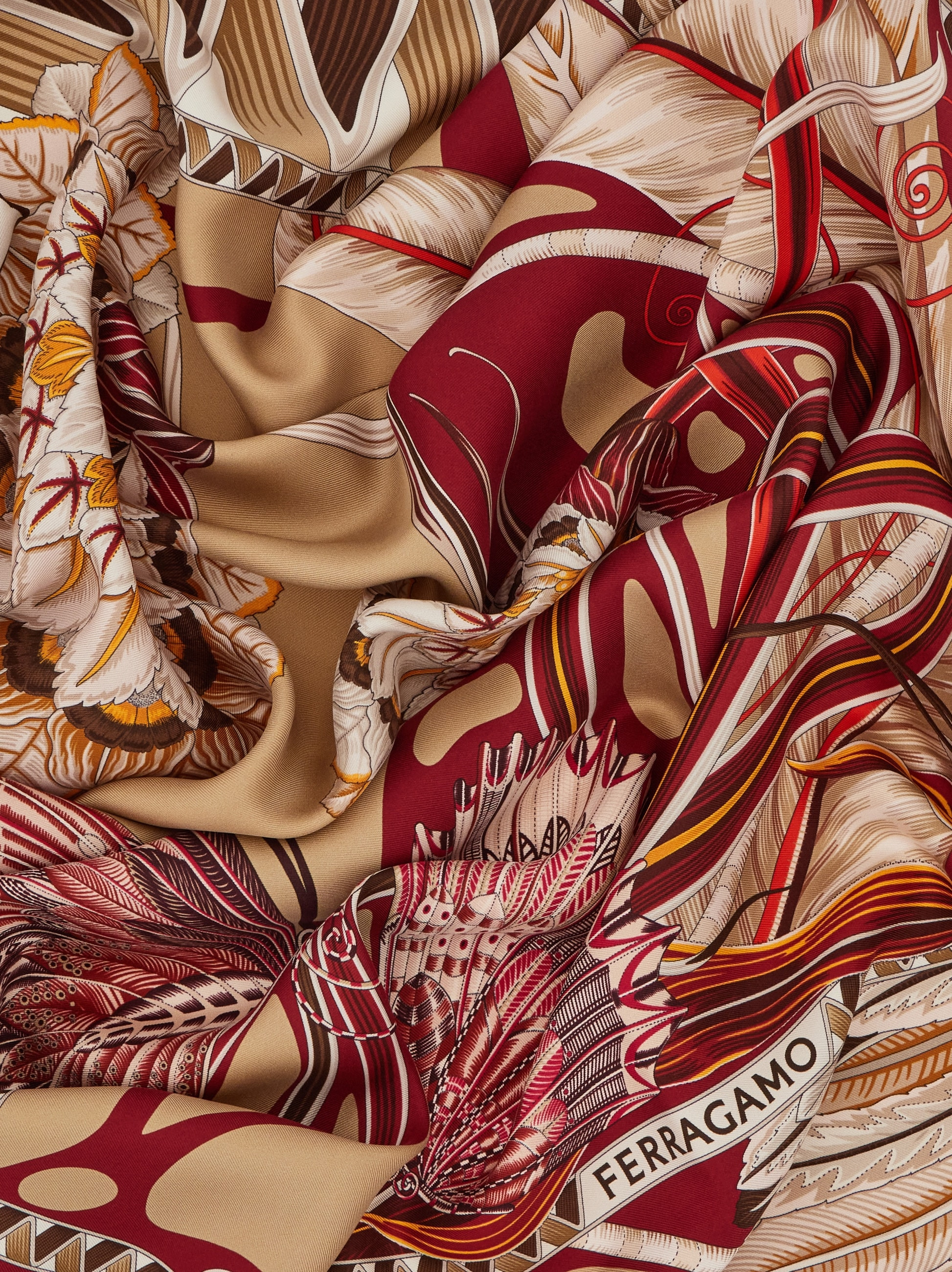 Giada print silk scarf - 2