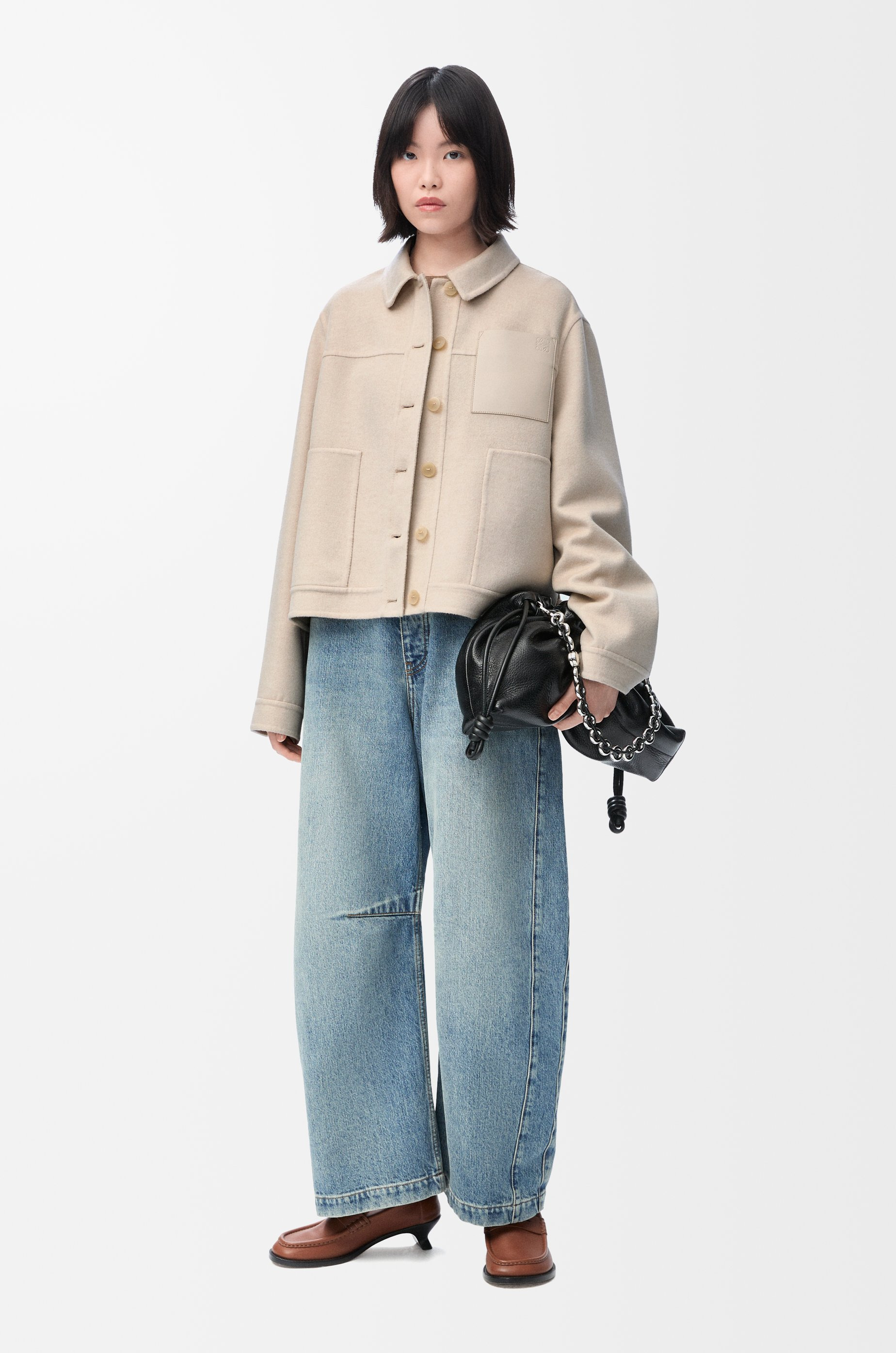 Workwear jacket in wool and cashmere - 2