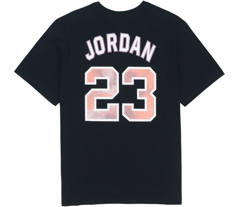 Jordan Air Jordan Sport DNA Solid Color Logo Alphabet Numeric Round Neck Short Sleeve Black DO8899-010 outlook