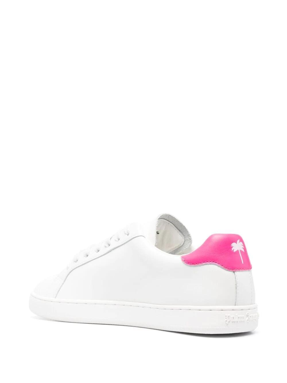 Tennis logo-embossed low-top sneakers - 3