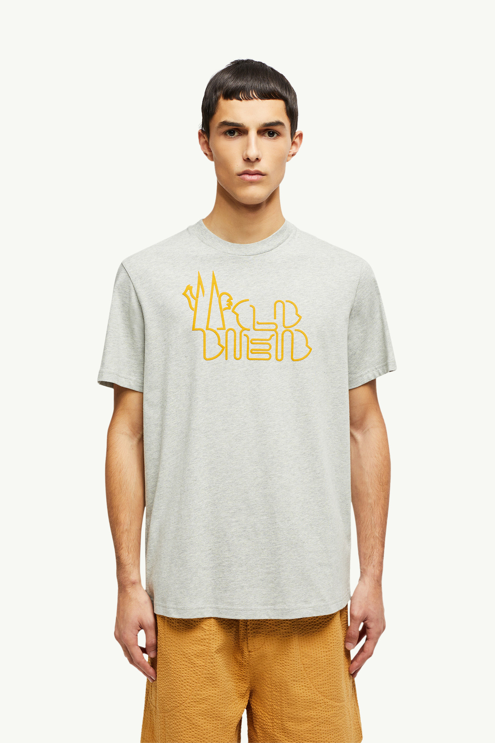 Curved Logo Cotton T-Shirt - 3