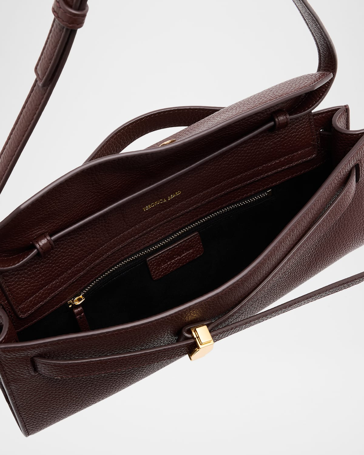 Dash Belted Grain Leather Clutch Bag - 4