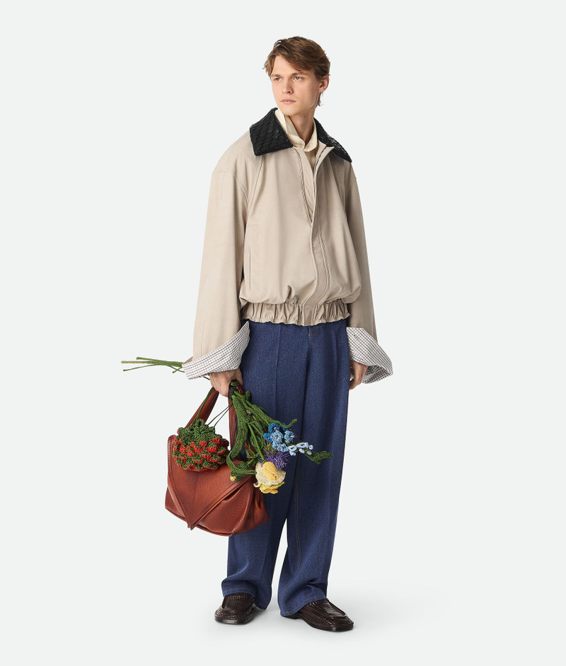 Chino Printed Leather Blouson - 1